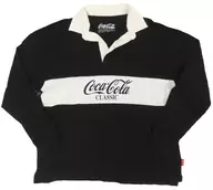 Logo Lager Shirt Black M Size Coca-Cola ×GU