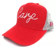 Hiroshima Toyo Carp Mesh Cap Red x White