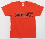 JAM Project ツアーTシャツ サンセットオレンジ Sサイズ 「GET OVER -JAM PROJECT THE LIVE-」