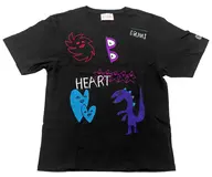 Takuya Eguchi EGUMI MULTI PRINT TEE (T-Shirt) black XL size "Takuya Eguchi ×TAKALAKA 『 EGUMI 』" 12th item goods
