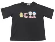 ちいかわ＆ハチワレ＆うさぎ(岩) Tシャツ ブラック レディース3Lサイズ 「ちいかわ なんか小さくてかわいいやつ×しまむら」