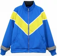 Yamanouchi Kanon Track Jacket Blue x Yellow L Size "Jellyfish at Night cannot swim"