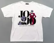 Giorno Giovanna T-Shirt White 2 Sizes (Men's M Size) "LOVELESS× JOJO'S BIZARRE ADVENTURE Gohei Golden Wind"