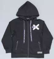 Reara Zip-Up Hoodie Black L Size "Reara one man Live Tour 2022" De : TOUR "- Strain - / - Echo"