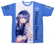 秦谷 Misuzu official full graphic T-shirt blue L size "Gakuen idol Master DEBUT LIVE's first TOUR"