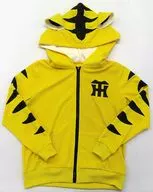 The hanshin tigers Tora Mimi soup hooded Parka Yellow M Size "the hanshin tigers ×BODYLINE"