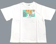 Tanjiro Kamado Motif T-Shirt White M Size "Demon Slayer: Kimetsu no Yaiba ×Honeys (Honeyz) 4th Batch"