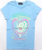 Usami T-Shirt Light Blue S Size "DANGANRONPA x Listen Flavor"