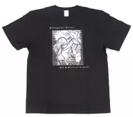 Sengoku Natsuko & Yotsugi Ononoki ED Design T-Shirt Black XL Size " Series Off & Monster Season" C105 Goods