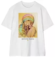T-Shirt White Ladies M Size "Gakuen idol Master"
