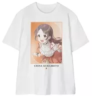 Senna Kuramoto T-Shirt White Men L Size "Gakuen idol Master"