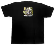 Gathered (real) T-Shirt Black 2 xl Size "TEKKEN x Fukuoka Soft Bank Hawks"