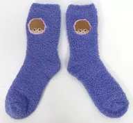 Matsuda Jindaira Room Socks Purple Free size "Segaray Demarquía Online Detective Conan - Mokko Mokko Relax Time -" C-10 Award