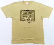 ボコミュージアム10周年記念 メッセージTシャツ ライトベージュ XLサイズ ボコミュージアム10周年記念 メッセージTシャツ 「ガールズ＆パンツァー 最終章」