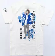 迅悠一 プリントTシャツ ホワイト キッズサイズ(150cm) 「ワールドトリガー」 ドン・キホーテ限定