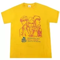 乾貞治＆柳蓮二＆三津谷あくと 許斐先生描き下ろしサプライズライブリクエストTシャツ オレンジ XSサイズ 「許斐剛☆サプライズLIVE ～一人テニプリフェスタ～」