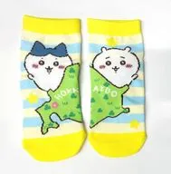 ちいかわ＆ハチワレ(北海道) キャラットソックス 22～25cm 「ちいかわ なんか小さくてかわいいやつ」  北海道限定