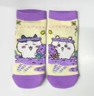 ちいかわ＆ハチワレ(ラベンダー) キャラットソックス 22～25cm 「ちいかわ なんか小さくてかわいいやつ」 北海道限定