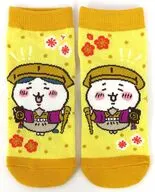 ちいかわ＆ハチワレ(黄門様) キャラットソックス 22～25cm 「ちいかわ なんか小さくてかわいいやつ」 茨城限定