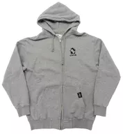 ロゴ ZIPパーカー グレー フリーサイズ 「超人的シェアハウスストーリー カリスマ×WEGO」