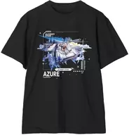 アズール Tシャツ ブラック メンズSサイズ 「白夜極光」