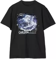 カレン・照魂 Tシャツ ブラック レディースLサイズ 「白夜極光」