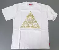 Triforce T-Shirt White M Size "The Legend of Zelda"