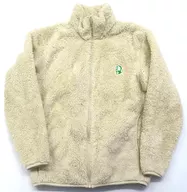 Doraemon サステナモード Farley Fleece full zipper jacket white L size "Doraemon x UNIQLO"