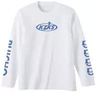 Kyotaro Kasuya Wakuwaku Shopping Ver. Long T-shirt white unisex XL size "Happy Life"