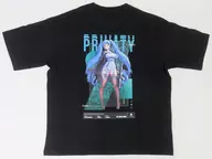 プリバティ LOVECACAOさんイラスト タクティカルファッションver. BIGシルエットTシャツ ブラック Mサイズ 「勝利の女神：NIKKE POP UP SHOP in マルイ」
