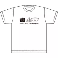 Icon Pattern T-Shirt White XL Size "2.5 Dimensional Temptation"