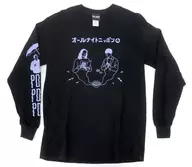 Creepy Nuts All Night Nippon 0 Long T-Shirt Black M Size "Creepy Nuts All Night Nippon 0"