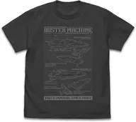Buster Machine No. 1 & 2 T-shirt Sumi-L-Size "Mire no topo!"