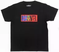 Marvel Logo T-Shirt Black Free Size "Happy KUJI Marvel Captain America : Brave New World" A Prize