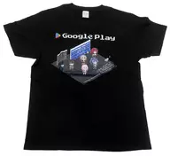 集合合作T恤黑色L码Google Play大感恩节2024钻石白金会员限定事前注册特典