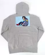 Zashikiwarashi Illustration Hoodie Gray L Size "Zashikiwarashi x Village Vanguard"