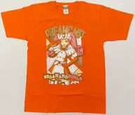 セガ・ハード・ガールズ×ドリームキャスト Tシャツ オレンジ Mサイズ 「セガハードガールズ×ドリームキャスト×GAMES GLORIOUS」
