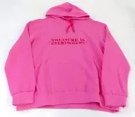 TREASURE フーディー(パーカー) ピンク Mサイズ 「TREASURE MAP」
