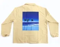 CHILL OUT logo & Hiroshi Nagai illustration coach jacket Hiroshi Nagai design beige M size Chill art goods etc. will be won on the spot! campaign winning item