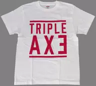[Single Item] TRIPLE AXE Shirt White x Pink M Size "Blu-ray/DVD TRIPLE AXE -THE LAST TOUR in Makuhari - Limited Edition with T-Shirt" Special Bonus included in the package