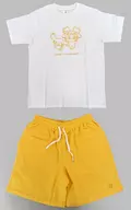 ジヒョ セットアップ JIVELY×シナモロール ホワイト×オレンジ Mサイズ 「TWICE LOVELYS×SANRIO CHARACTERS」
