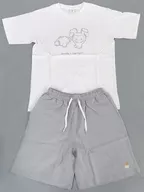 ダヒョン セットアップ DAVELY×こぎみゅん ホワイト×グレー Lサイズ 「TWICE LOVELYS×SANRIO CHARACTERS」
