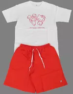 チェヨン セットアップ CHAENGVELY×ハローキティ ホワイト×レッド Lサイズ 「TWICE LOVELYS×SANRIO CHARACTERS」