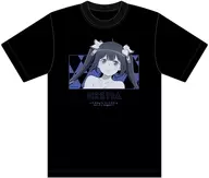 ヘスティア 描き下ろし Tシャツ ブラック Lサイズ 「ダンジョンに出会いを求めるのは間違っているだろうかV」