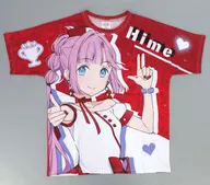 安養寺姫芽全圖案T恤Ver.TRI TRI UNITY！紅色均碼