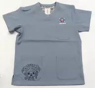 Tony To Ney Chopper Scrub Top Blue L Size "ONE PIECE ×Scrub Canvas Club"