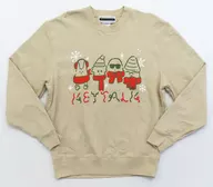 KEYTALK シンシンスウェット ベージュ XLサイズ 2023 WINTER GOODS