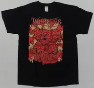 LOVEBITES TシャツC(5 WOLVES) ブラック Lサイズ 「DAUGHTERS OF THE DAWN TOUR 2019」
