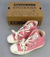 ちいかわ スニーカー ALL STAR CL HI/CHIIKAWA ピンク 22.0cm 「ちいかわ なんか小さくてかわいいやつ×CONVERSE」
