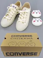 ちいかわ スニーカー ALL STAR MC OX/CHIIKAWA ホワイト 25.0cm 「ちいかわ なんか小さくてかわいいやつ×CONVERSE」